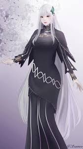 The witch of vainglory, having survived the ordeal, continued to wander the world in pursuit of her own goals, whilst the warlo. Photorealistic Echidna Witch Of Greed Re Zero 1012x1800 Animewallpaper