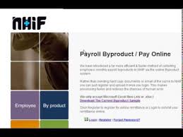 Enter your national id as your account number. Nhif E Payslip Youtube