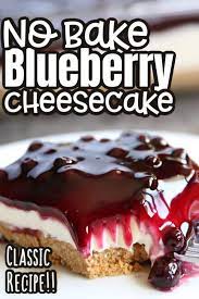 No Bake Blueberry Cheesecake Happy Hooligans Recipe In 2020 No Bake Blueberry Cheesecake Blueberry Cheesecake Baking