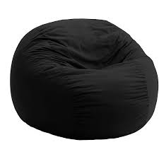 Black Bean Bag Chair Could End Up Being Used By Silver Too So Easy To Clean Would Be Helpful Beanbagc Bean Bag Chair Black Bean Bags Black Bean Bag Chair