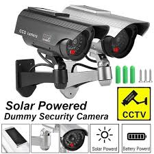 Solar Powered Dummy Fake Surveillance Cctv Waterproof Security Camera Nicerin Best Goods Free Shipping