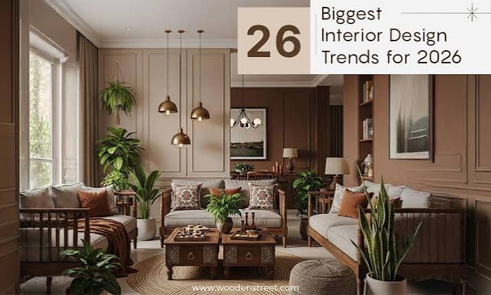 26 Biggest Interior Design Trends for 2026 | Furniture, Colours & Home Decor