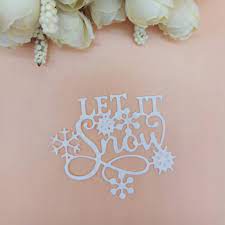 If you enjoy making cards and collecting card making tips, then you'll love these diy christmas cards!. Let It Snow Christmas Snowflake Metal Cutting Dies Punch Knife For Diy Scrapbooking Card Making Kids Fun Decoration Supplies Cutting Dies Aliexpress