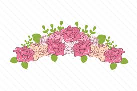Download Roses Swag Svg Cut File By Creative Fabrica Crafts Creative Fabrica SVG Cut Files
