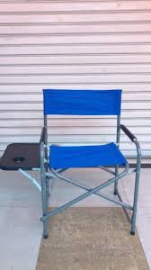 It has a foldable side table with a cup. Outdoor Folding Chair Portable Camping Chair Director Chair With Side Table China Chair Beach Chair Made In China Com