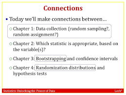 A variety of videos, activities, and a modular chapter on probability are adaptable to many . More Randomization Distributions Connections Ppt Video Online Download