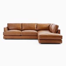 Look for leather sofa sectionals for sale now!. Haven Leather 2 Piece Terminal Chaise Sectional