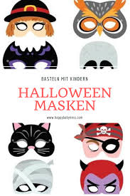 Diy Anleitungen Halloween Happybabyness Halloween Masken Basteln Halloween Kinder Faschingsmasken Basteln