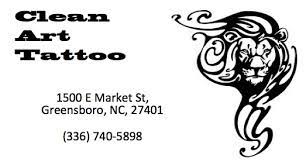 Shaun phillips is with nadania nanie lambert at clean art tattoo. Clean Art Tattoo Shop Business Card Online Portfolio
