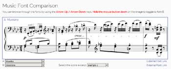 The music fonts below are sorted by 14 categories: Elbsound Catalog Of Music Symbols