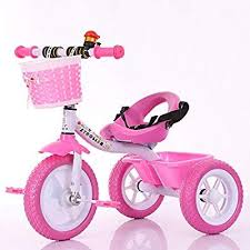 Sslc Dreirad Kinderwagen Baby Dreirad Fahrrad 3 Rader Elternlenkung Fur Schubstange Flusterleise Gummireifen Belastbarkeit Dreirad Fahrrad Dreirad Kinderwagen
