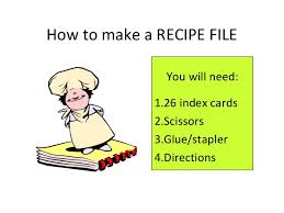 Click the file menu and select print in the left menu. How To Make A Recipe File