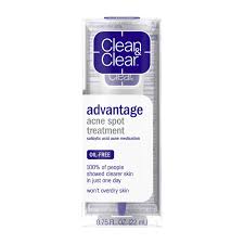Clean Clear Advantage Acne Spot Treatment Gel Cream With 2 Salicylic Acid Acne Medication Witch Hazel Bha Oil Free Gel Pimple Cream For Adults Teens Salicylic Acid 75 Oz Buy Online
