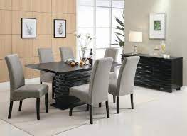 Simple grey and white color wallpaper wall mural, lotus floral wall mural, bedroom/living room wall murals wall decor. 26 Grey Dining Room Ideas Grey Dining Room Dining Grey Dining
