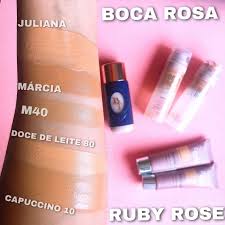 A bianca andrade lançou uma linha completa de pele e o pessoal ficou louco, por ser uma linha com uma cobertura power, um acabamento bonito e um preço acessível ela entrou na boca do povo rapidinho. Comparando A Cor Da Base Bt Skin M40 X Boca Rosa Beauty Tracta Qdb Mari Maria Makeup E Ruby Rose Alerodriiguesblog Ruby Rose Cores De Base Cores