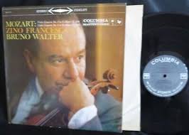 MOZART, Violin Concerts Nos. 3 & 4 Zino Francescatti Walter USA Exc LP FREE  SHIP
