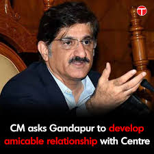 Sindh Chief Minister Syed Murad Ali Shah has stressed the importance of  establishing an amicable and cooperative relationship with the federal  government for effective governance, irrespective of political  affiliations. For more: https://tribune.com.pk ...
