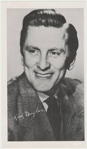 Kirk Douglas vintage 1950s era 3 X 5.5 Paper Printed Photo