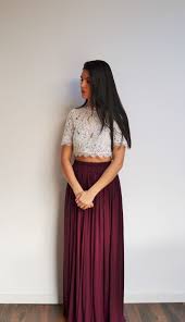 Jupe Longue Boheme Bordeaux Taille Haute Plissee Fluide Demoiselle D Honneur Mariage Boheme Jupe Longue Boheme Jupe Longue Jupe
