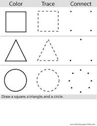 Shape Color Page Education School Coloring Pages Color Plate Coloring Sheet Printable Colo Color Worksheets For Preschool Preschool Colors Shapes Worksheets