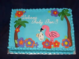 Luau Baby Shower Cake From Cakecentral Luau Baby Showers Baby Shower Cakes Luau Theme
