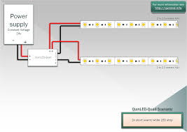 The following wiring diagram shows how to wire up a power supply, rgb controller and strip light. Quinled Quad Pinout Wiring Guide Quinled Info