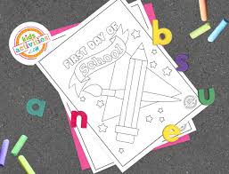 Plus, it's an easy way to celebrate each season or special holidays. Exciting First Day Of School Coloring Pages Kids Activities Blog
