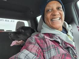 My boy Titan out here getting some fresh air post heat wave.