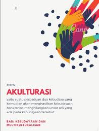 Dari serangkaian penjelasan mengenai bentuk asimilasi dan contohnya diatas, dapatlah dikatakan bahwa peranan pencampuran ini selalu terjadi dalam kehidupan masyarakat. Jelaskan Dan Berikan Masing Masing Contoh Tentang Akulturasi Asimilasi Inovasi Dan Difusi Brainly Co Id