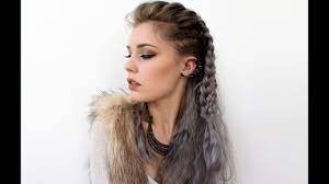 Vikings Lagertha Inspired Hair Tutorial Youtube