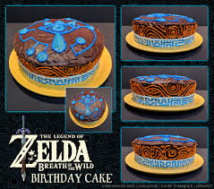 While deciding how to put this cake together in real life i tried to pick components that matched the sprite. Sheikah Birthday Cake By Kriscynical On Deviantart