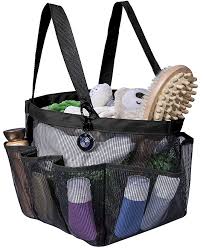 Amazon Com Attmu Portable Shower Caddy With 8 Mesh Storage Pockets Quick Dry Shower Tote Bag Oxford Hanging Toiletry A Caddy Bag Shower Caddy Travel Tote Bag