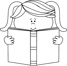 It is suitable for all ages: Black And White Little Girl Reading A Book Clip Art Black And White Little Girl Reading A Book Image Book Clip Art Girl Reading A Book Girl Reading Book