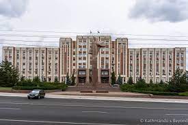 Foreign tourists, who want to visit transnistria, have to cross the border only in international checkpoints: Transnistria Parliament In Tiraspol Transnistria Soviet Architecture