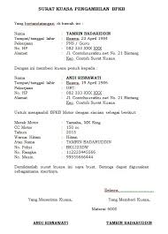 Contoh surat kuasa pengambilan uang contoh surat kuasa yang baik dan benar 15 Contoh Surat Kuasa Pengambilan Dokumen Lelang