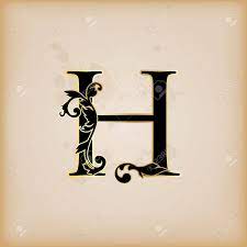 Vintage Initials Letter H Royalty Free SVG, Cliparts, Vectors, and Stock  Illustration. Image 15061801.