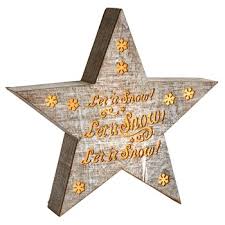 Maybe you would like to learn more about one of these? 10 5 Let It Snow Let It Snow Wood Star Wall Decor Christmas Tree Shops And That Home Decor Furniture Gifts Store