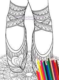 With all of the wonderful artists out there creating their works to share for free with the world, i thought it would be. Printable Coloring Page Lovely Ballet Slippers Download And Color Dance Coloring Pages Ballet Crafts Dance Crafts