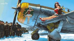 Collection of aviation pin up and nose art copyrights belong to their respective. Hd Wallpaper Girl Snow New Year Art The Plane Usaf Pin Up P 47 Thunderbolt Wallpaper Flare