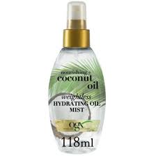 See more ideas about hair oil, flaky skin, natural oils. Lee Ogx Hair Oil Nourishing Coconut Oil Weightless Hydrating Oil Mist Spray 118ml