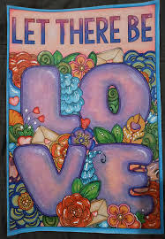 The art is so very nice and look forward to coloring the pages. Completed Adult Coloring Book Pages For Inspiration Advanced Coloring S Let There Be Love Pg 1 Adultcoloring