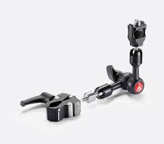 Manfrotto universal clamp twistgrip tripod adapter clamp for smartphones. Manfrotto 244microkit Variable Friction Arm 15cm With Nano Clamp