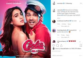 A coolie by profession to masquerade as a wealthy business tycoon so that he can get. Coolie No 1 Remake S First Look Features Varun Sara S Sizzling Chemistry