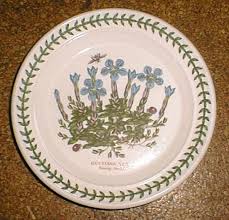 Vintage Spring Gentian Motif Piece Of Portmeirion Botanic Garden The Spring Gentian Motif Was Released I Portmeirion Pottery Garden Pottery Botanical Gardens