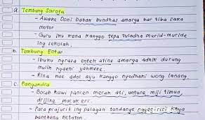Ukara ukara ing ngisor iki kang nggunakake basa rinengga yaiku. Ing Ngisor Iki Kang Kalebu Basa Rinengga Yaiku Bebas Tugas