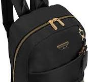 ELLEN TRACY Mochila de nylon de sarga, Etb1015-001-negro, Mochilas Daypack