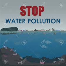 Trees reduce erosion that washes pollution into the water and reduces erosion. Stop Water Pollution Poster Stock Vector Illustration Different Royalty Free Cliparts Vectors And Stock Illustration Image 140393965