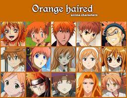 Its Orange Anime Anime Hair Anime Hair Color