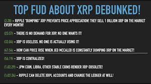However, after the sec announcement, the price collapsed and now is extremely volatile. Top Ripple Xrp Fud Debunked Youtube