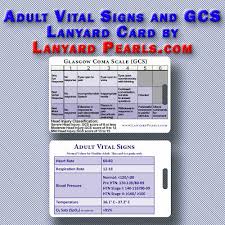 Paediatric Vital Signs Resuscitation Lanyard Reference